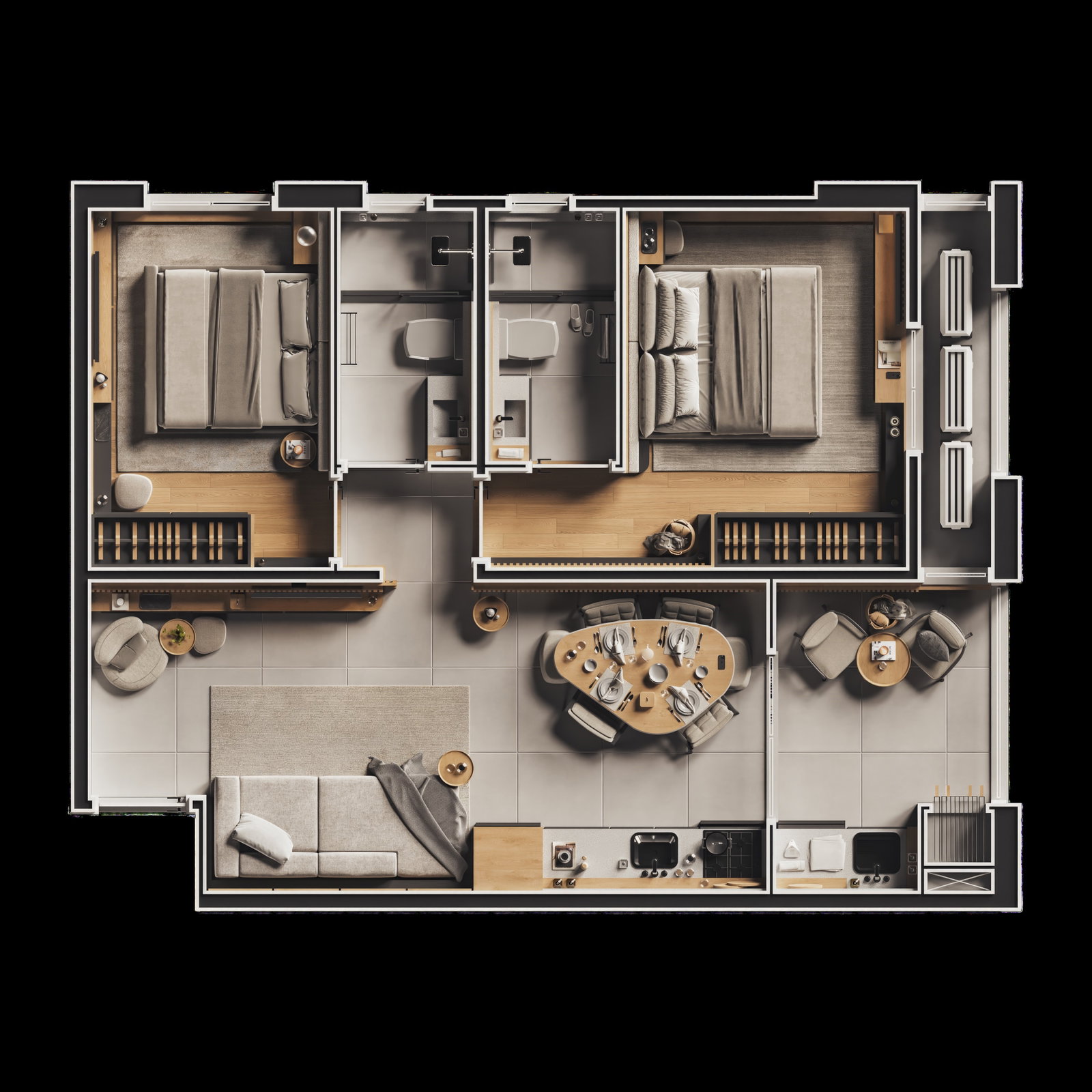 Planta 4 de Residencial Monte Palatino