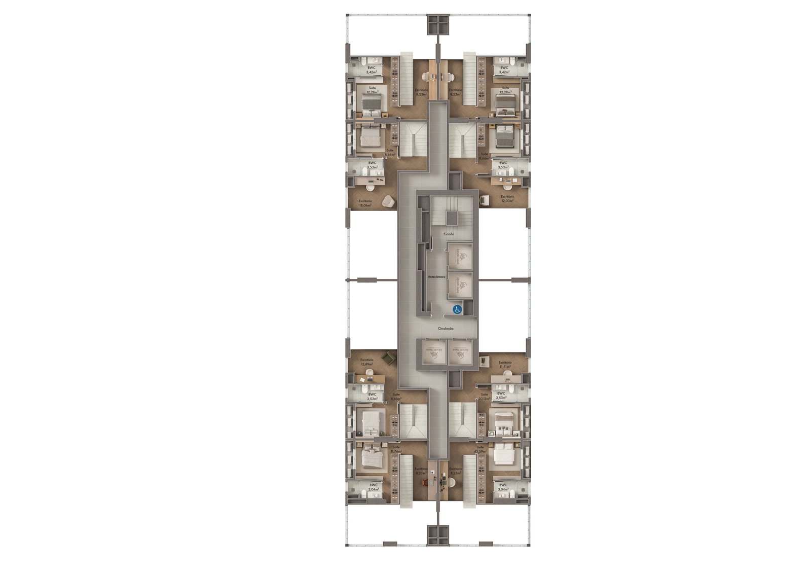 Planta 6 de Terral Skyhome Club