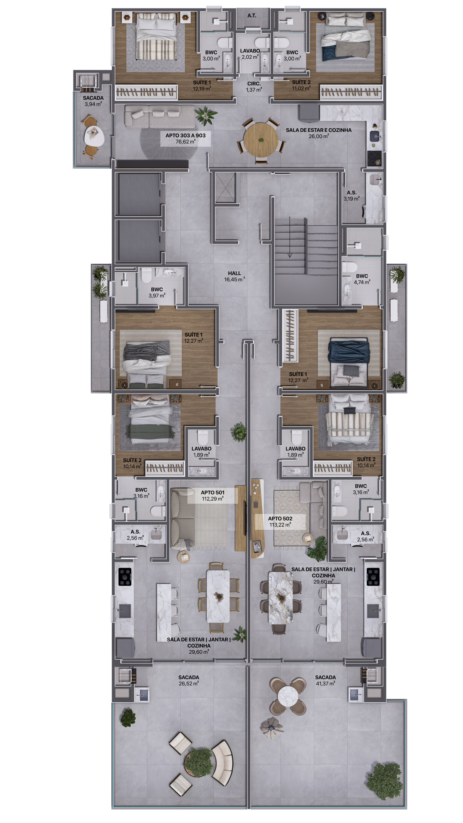 Planta 4 de Residencial Atrium
