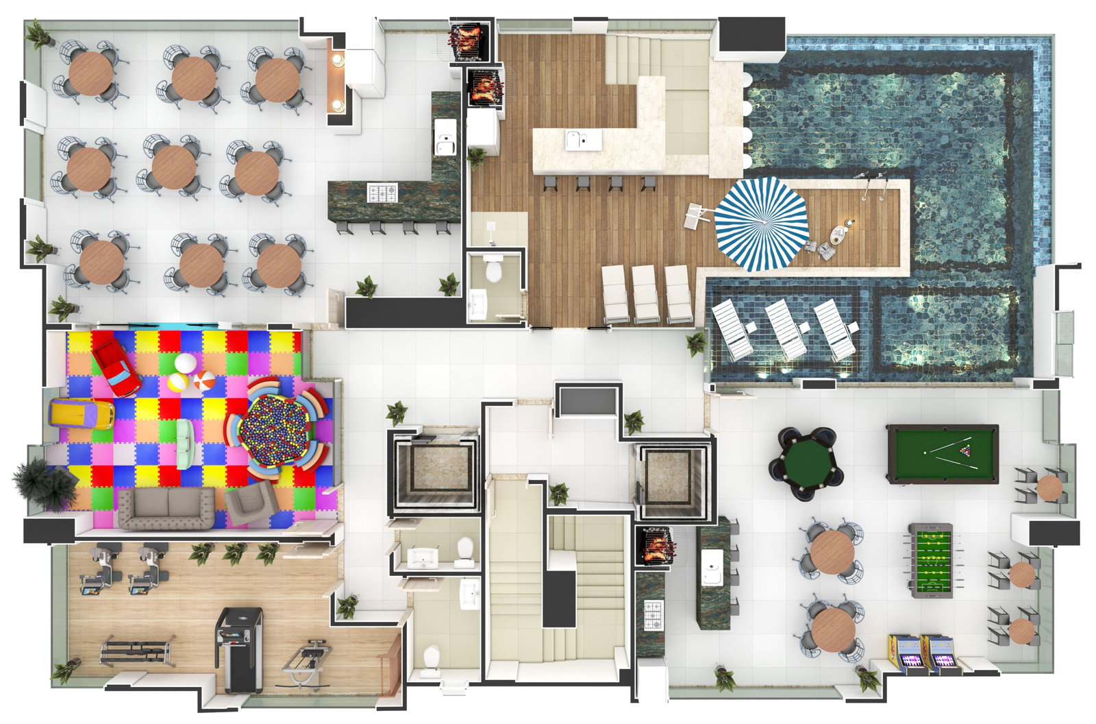Planta 1 de Villa Orizzon