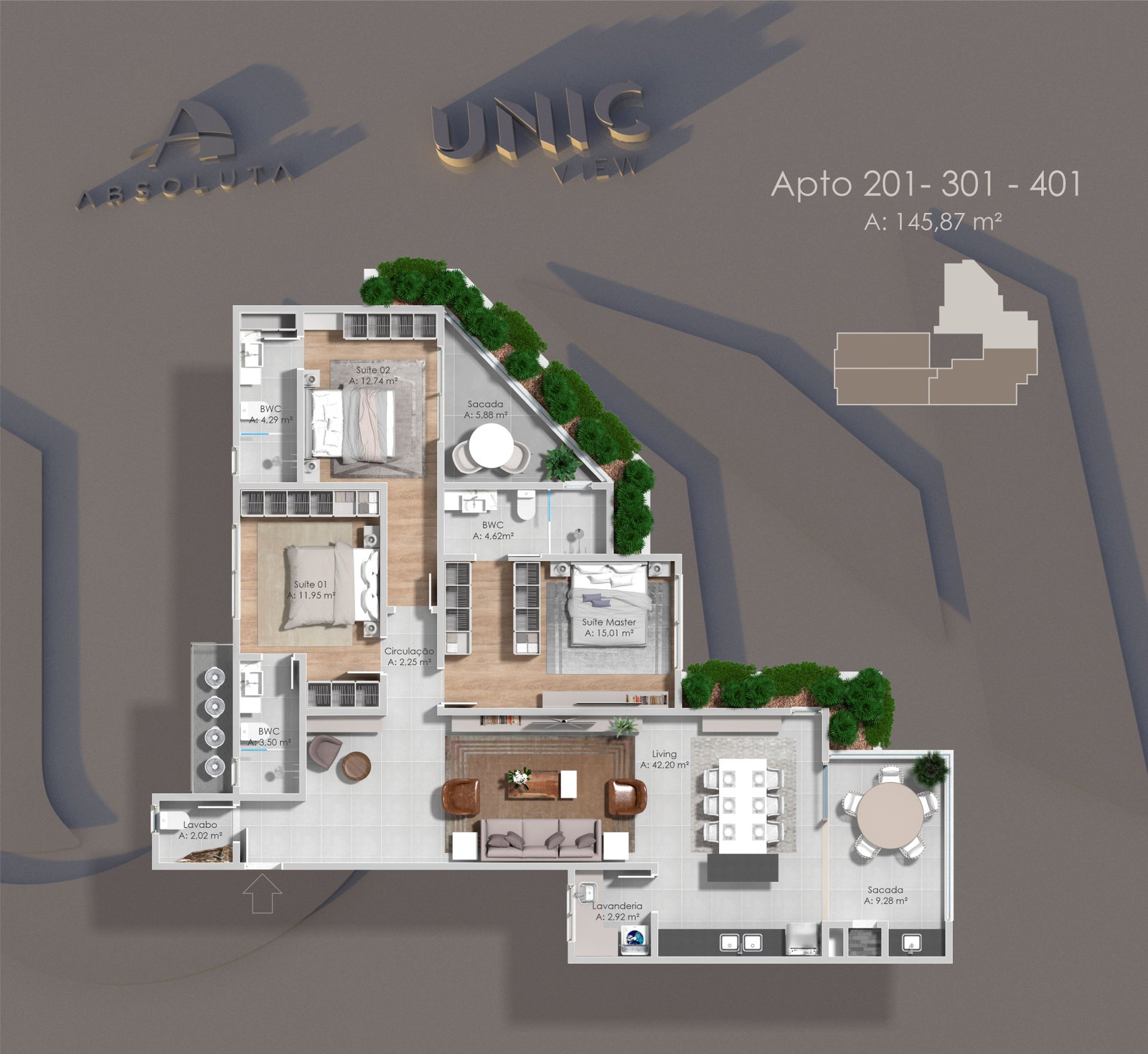 Planta 2 de Unic