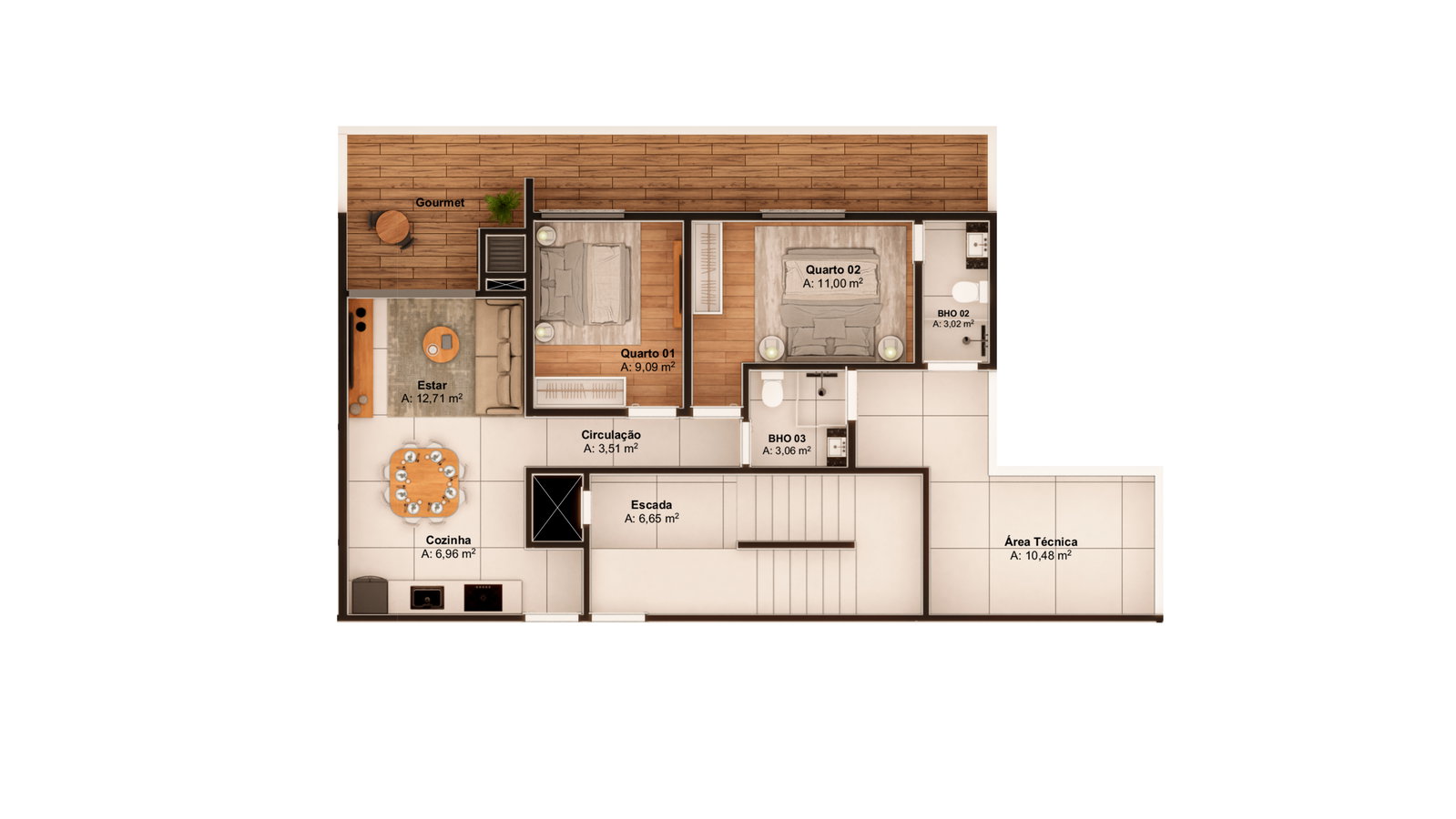 Planta 3 de Arboretto Home Spa