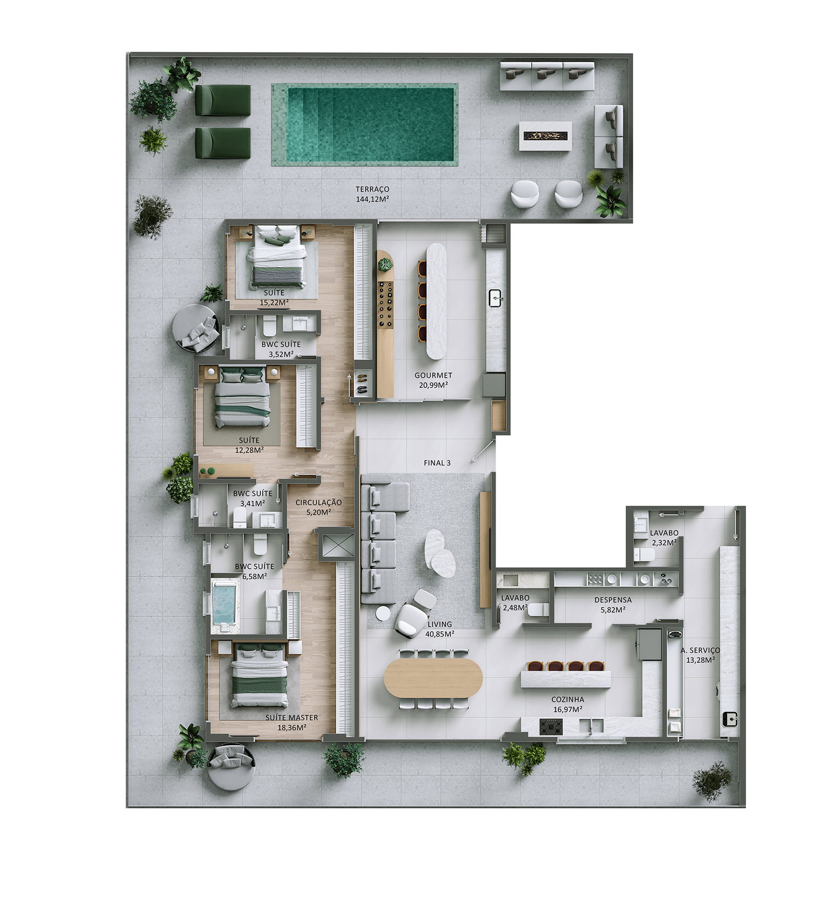 Planta 14 de Brava Fascine
