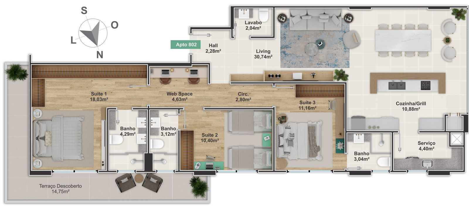 Planta 5 de Venetian