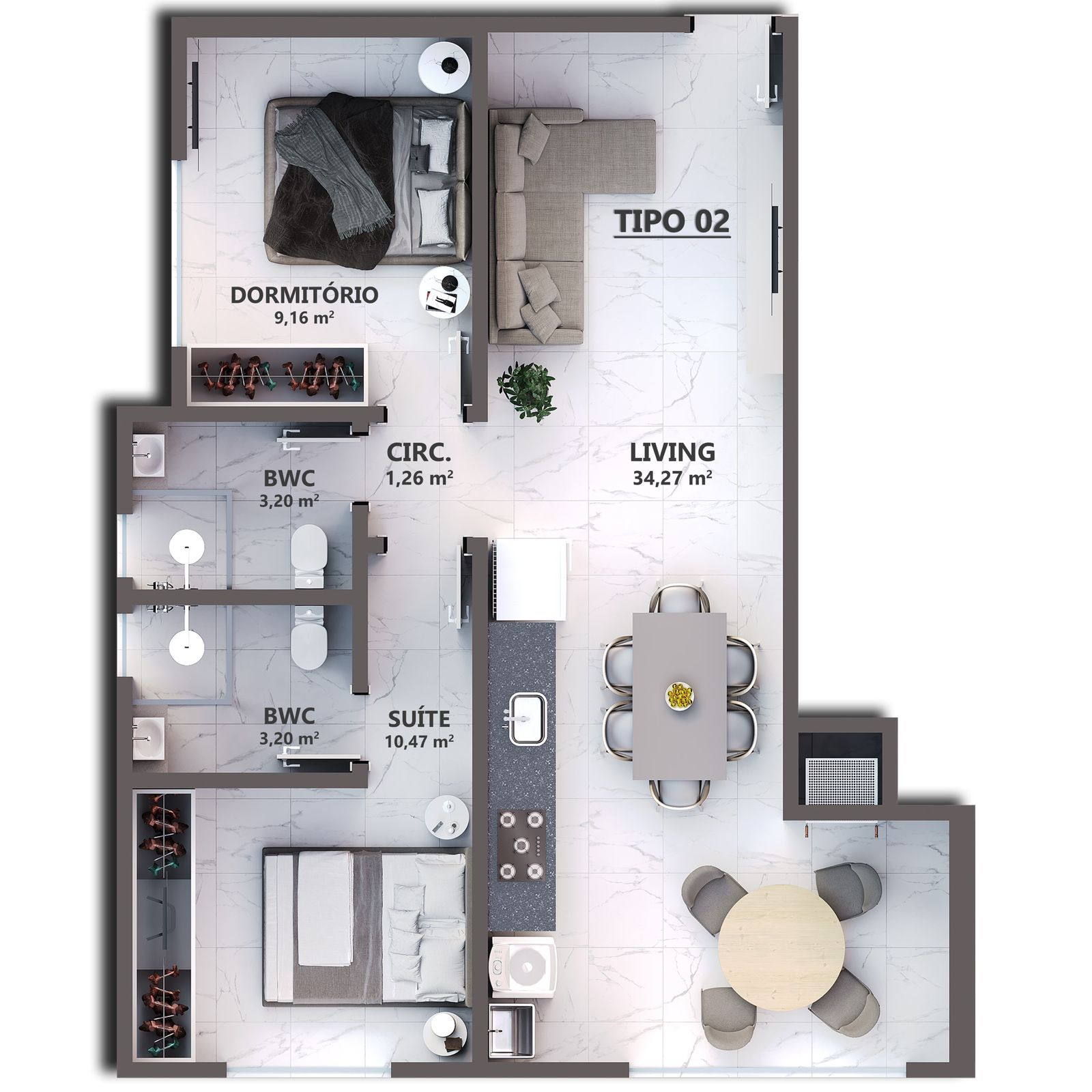 Planta 4 de Zion Residence