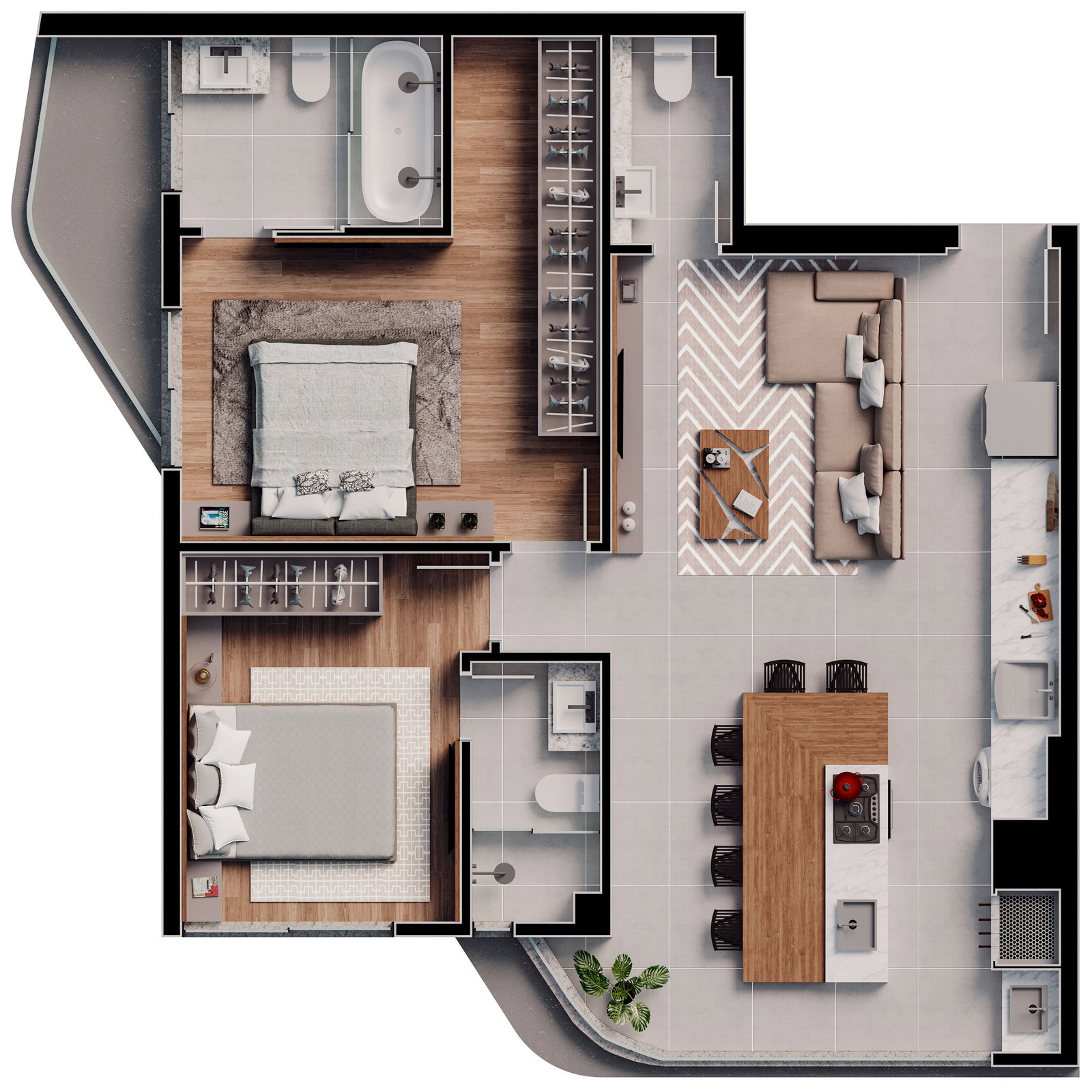 Planta 2 de Atmos Blue