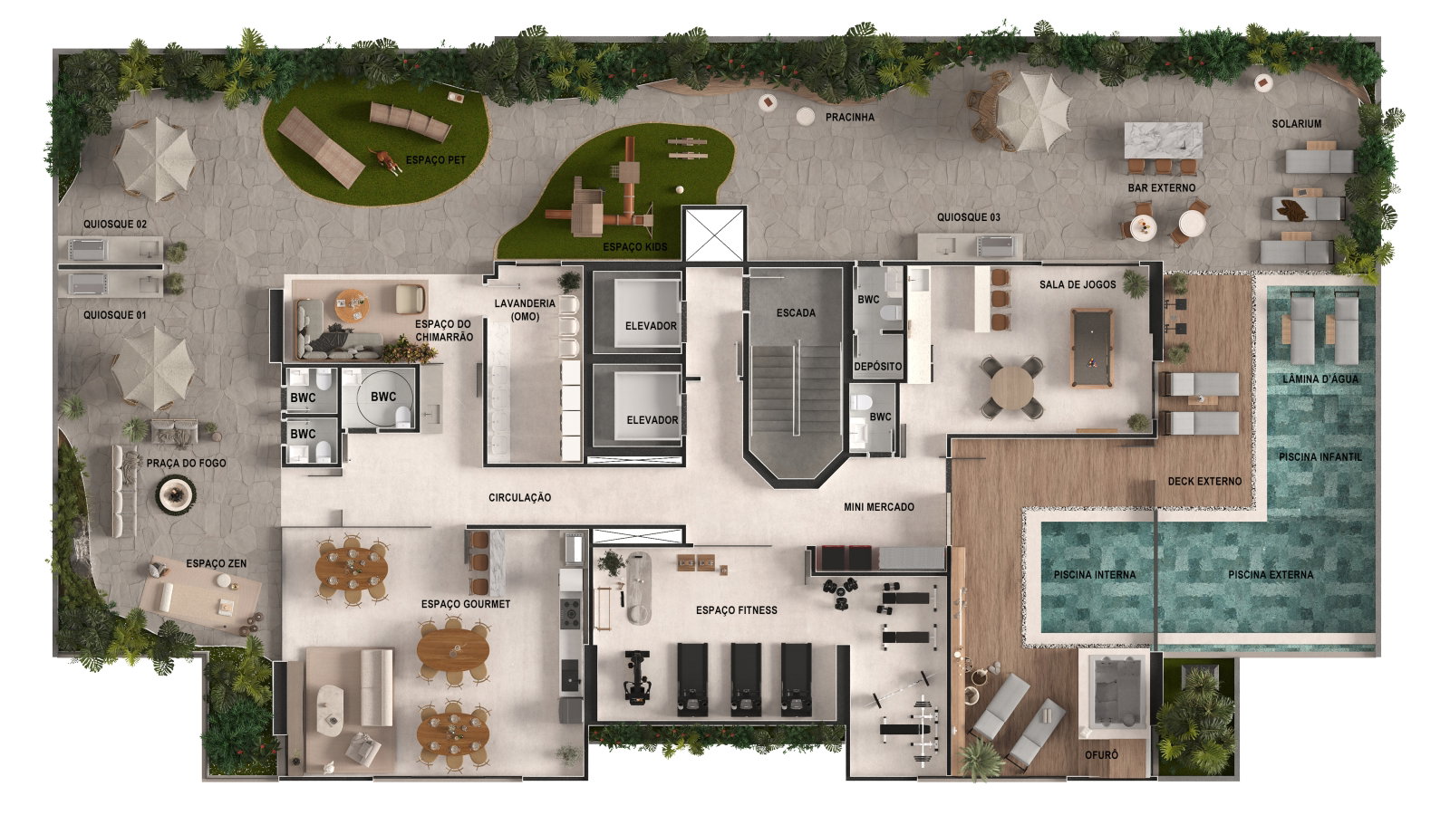 Planta 1 de Sensui House