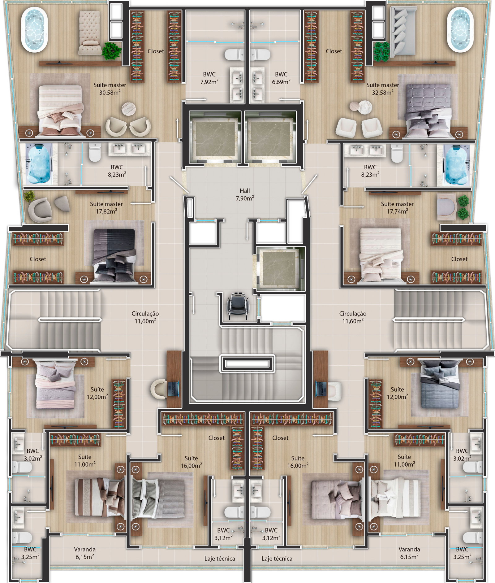 Planta 1 de Obelisco Skyhomes