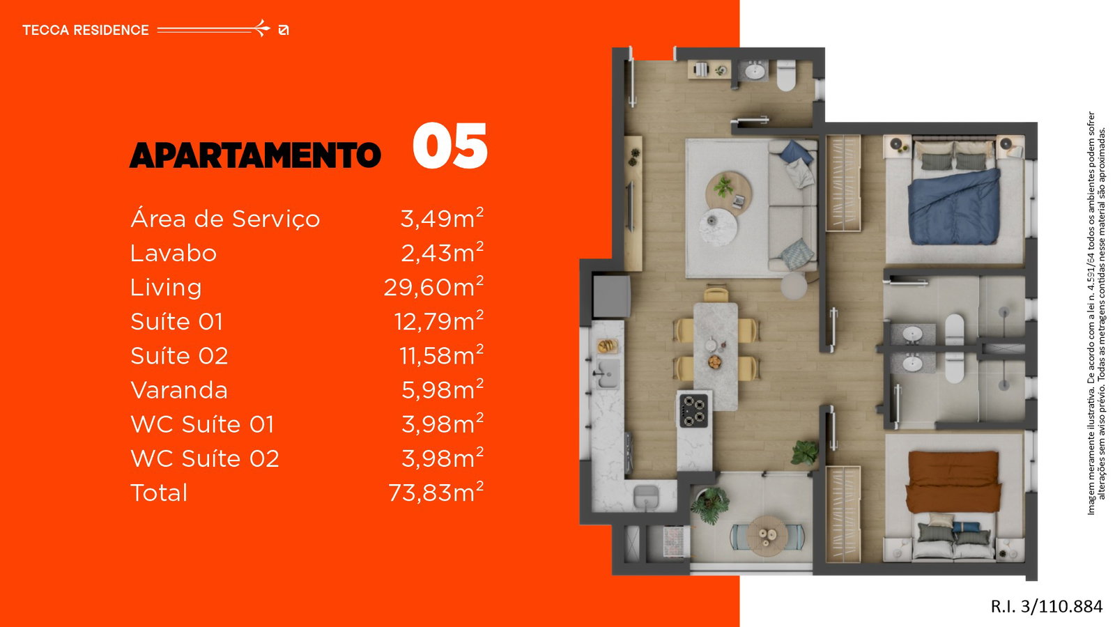Planta 4 de Tecca Residence