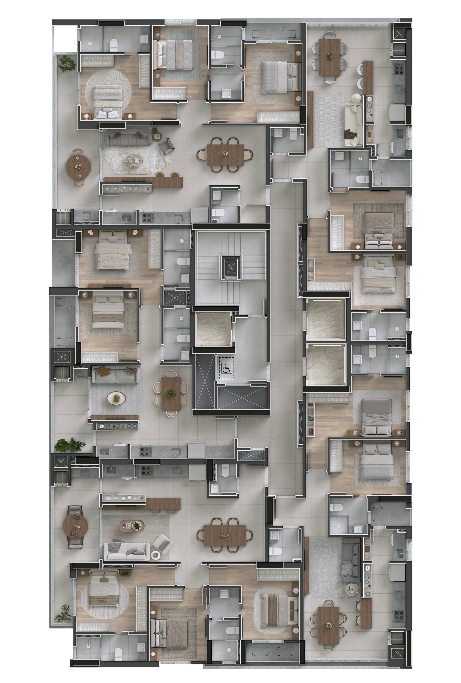 Planta 5 de Tramonti Residenza