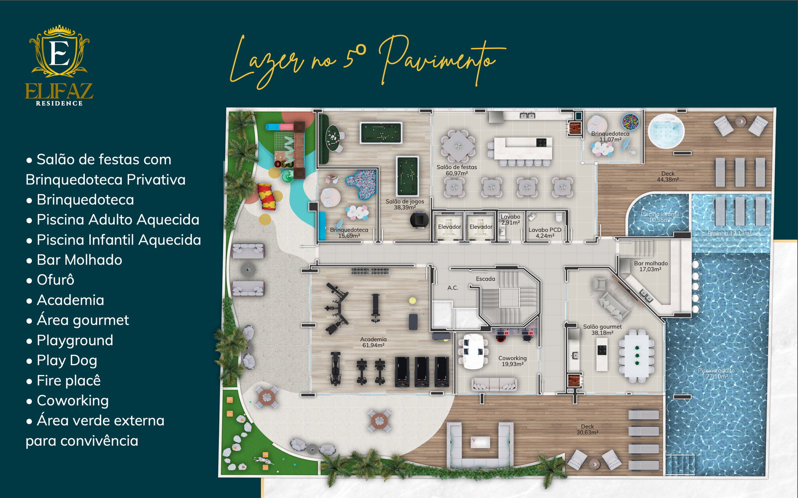 Planta 1 de Elifaz Residence